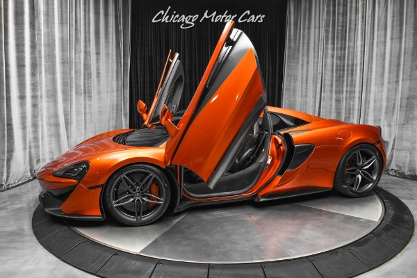 Used 2018 McLaren 570S Spider Convertible Only 11k Miles! Serviced! Volcano Orange! for sale Sold at Chicago Motor Cars in West Chicago IL 60185 1