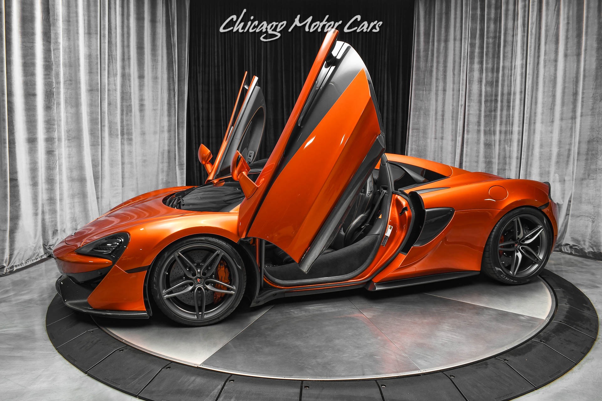 Used-2018-McLaren-570S-Spider-Convertible-Only-11k-Miles-Serviced-Volcano-Orange