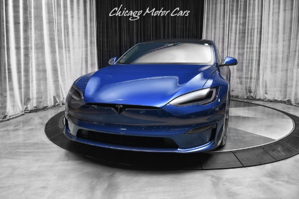 Used-2021-Tesla-Model-S-Plaid-Sedan-Deep-Blue-LOADED-with-Every-Option-Full-Self-Driving