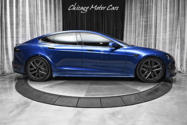 Used-2021-Tesla-Model-S-Plaid-Sedan-Deep-Blue-LOADED-with-Every-Option-Full-Self-Driving