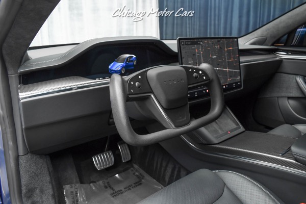 Used-2021-Tesla-Model-S-Plaid-Sedan-Deep-Blue-LOADED-with-Every-Option-Full-Self-Driving