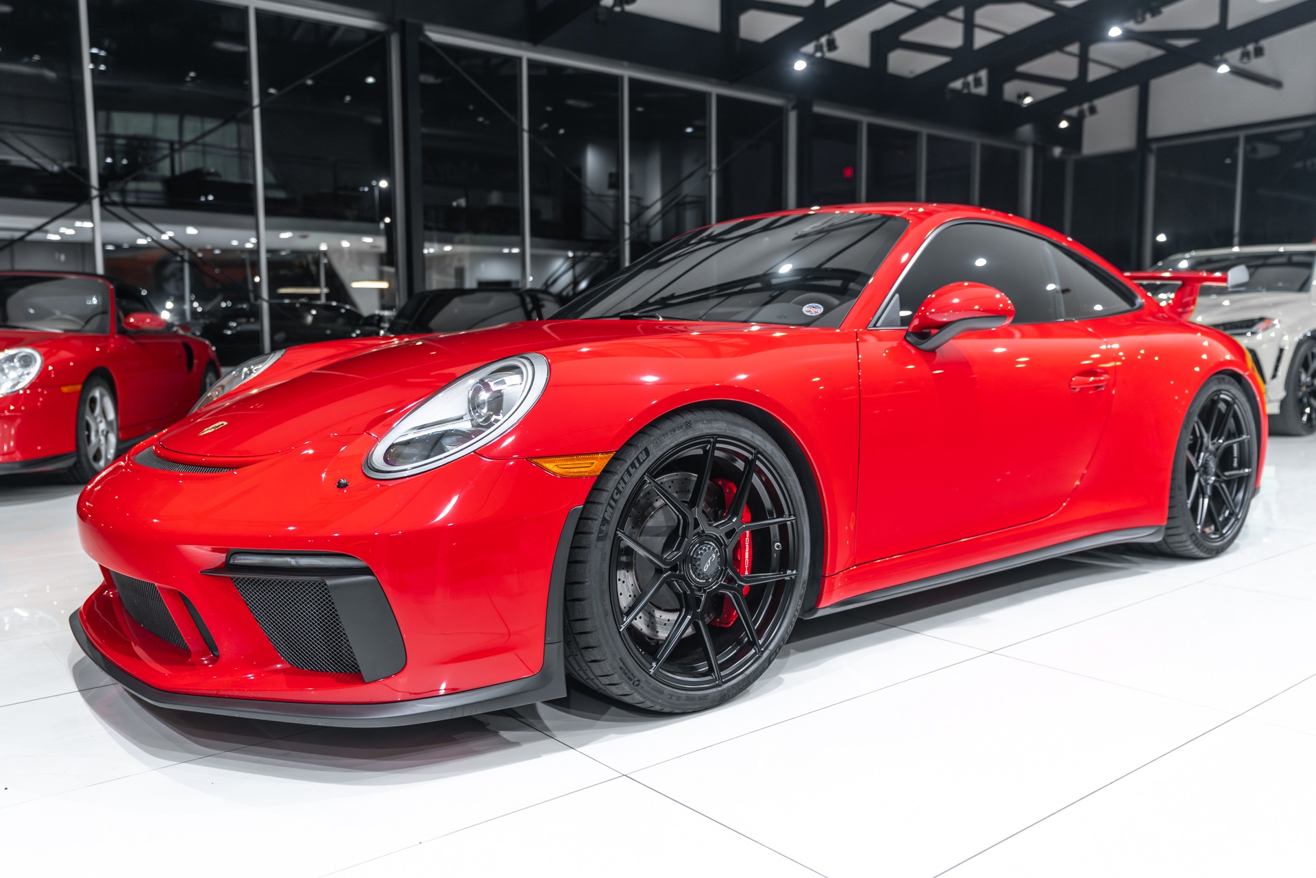 Used-2018-Porsche-911-GT3-PDK-Trans-Full-Bucket-Seats-Front-Lift-Forged-One-Wheels-LOW-Miles