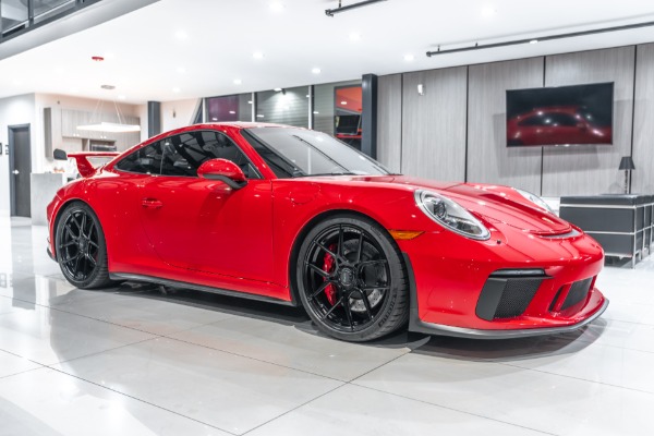 Used-2018-Porsche-911-GT3-PDK-Trans-Full-Bucket-Seats-Front-Lift-Forged-One-Wheels-LOW-Miles