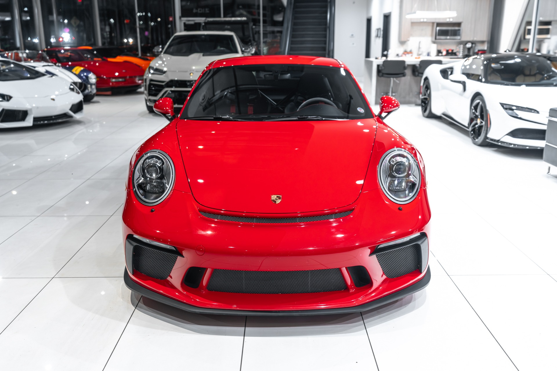 Used-2018-Porsche-911-GT3-PDK-Trans-Full-Bucket-Seats-Front-Lift-Forged-One-Wheels-LOW-Miles