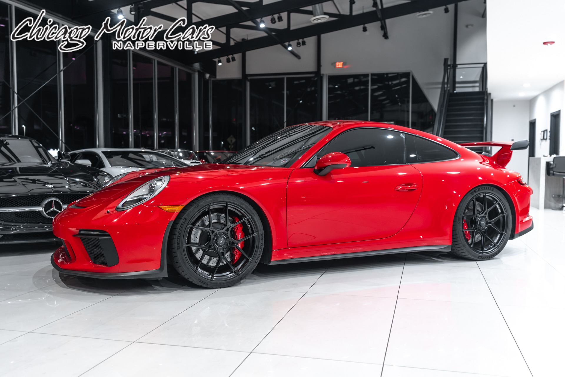 Used-2018-Porsche-911-GT3-PDK-Trans-Full-Bucket-Seats-Front-Lift-Forged-One-Wheels-LOW-Miles