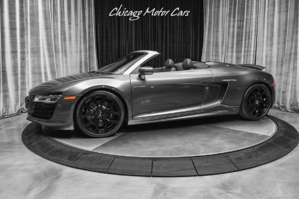 Used 2015 Audi R8 5.2L V10 5.2 quattro Carbon Spyder Carbon Fiber! Audi Exclusive Optics! LOADED! for sale Sold at Chicago Motor Cars in West Chicago IL 60185 1