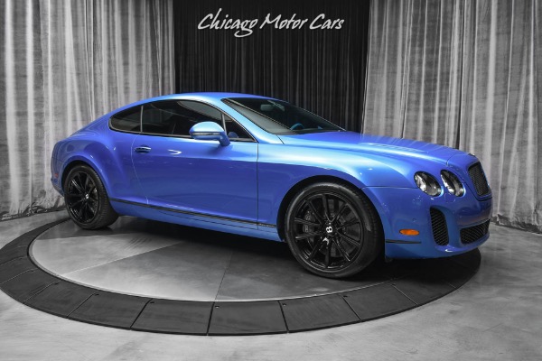 Used 2010 Bentley Continental Supersports Coupe RARE Neptune Blue Carbon Fiber $274K+ MSRP for sale Sold at Chicago Motor Cars in West Chicago IL 60185 6