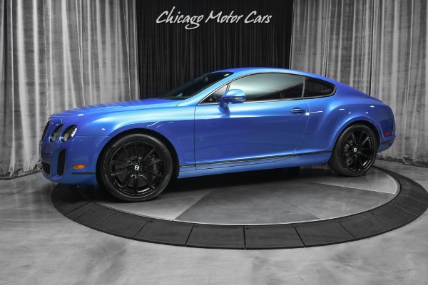 Used 2010 Bentley Continental Supersports Coupe RARE Neptune Blue Carbon Fiber $274K+ MSRP for sale Sold at Chicago Motor Cars in West Chicago IL 60185 1