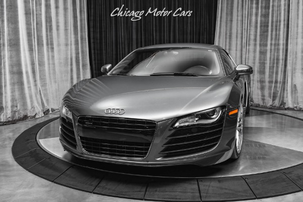 Used 2009 Audi R8 Quattro Daytona Gray Pearl! 6 Speed Manual! Premium Pack! LOADED! for sale Sold at Chicago Motor Cars in West Chicago IL 60185 2