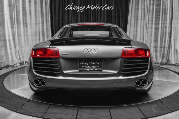 Used 2009 Audi R8 Quattro Daytona Gray Pearl! 6 Speed Manual! Premium Pack! LOADED! for sale Sold at Chicago Motor Cars in West Chicago IL 60185 4