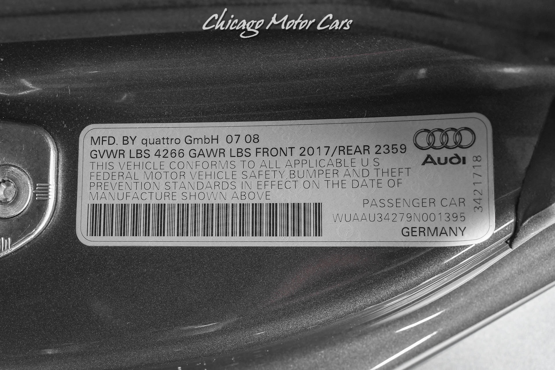 Used-2009-Audi-R8-Quattro-Daytona-Gray-Pearl-6-Speed-Manual-Premium-Pack-LOADED