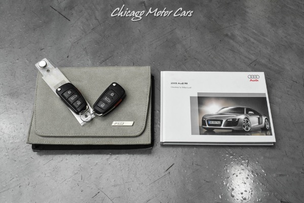 Used-2009-Audi-R8-Quattro-Daytona-Gray-Pearl-6-Speed-Manual-Premium-Pack-LOADED