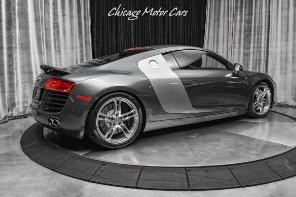 Used 2009 Audi R8 Quattro Daytona Gray Pearl! 6 Speed Manual! Premium Pack! LOADED! for sale Sold at Chicago Motor Cars in West Chicago IL 60185 5