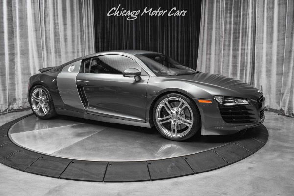 Used 2009 Audi R8 Quattro Daytona Gray Pearl! 6 Speed Manual! Premium Pack! LOADED! for sale Sold at Chicago Motor Cars in West Chicago IL 60185 6