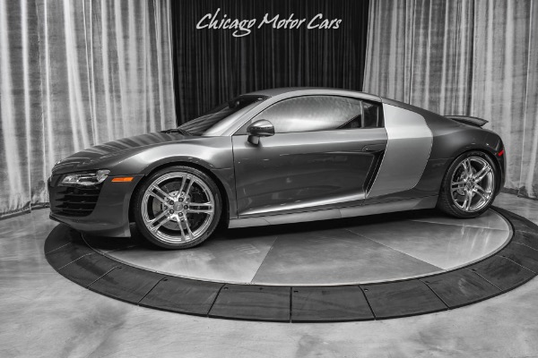 Used 2009 Audi R8 Quattro Daytona Gray Pearl! 6 Speed Manual! Premium Pack! LOADED! for sale Sold at Chicago Motor Cars in West Chicago IL 60185 1