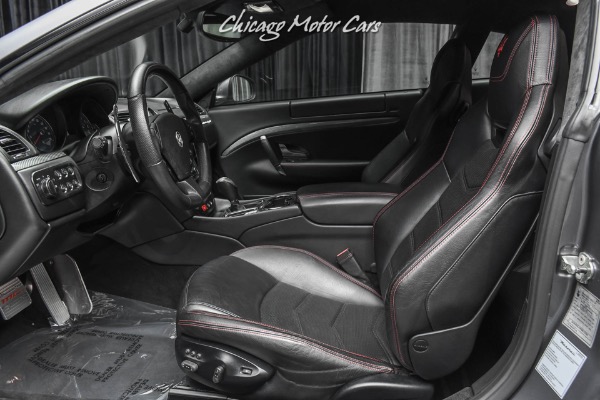 Used-2013-Maserati-GranTurismo-Sport-Coupe-Loaded-with-Carbon-Fiber-16k-Miles-Black-Leather-with-Red-St