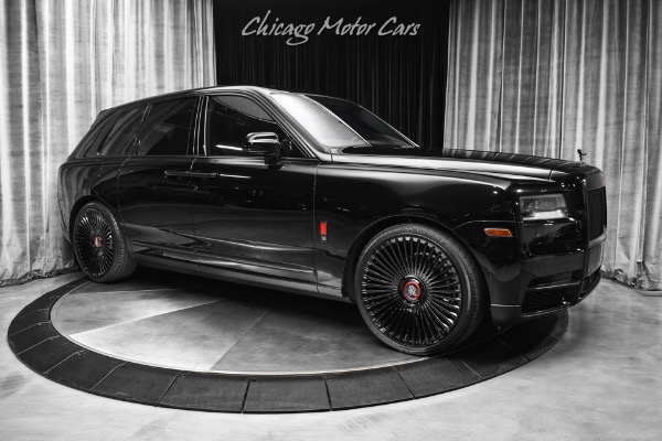 Used 2019 Rolls-Royce Cullinan SUV Launch PKG REAR Theater Config Starlight Headliner with Panoroof! for sale Sold at Chicago Motor Cars in West Chicago IL 60185 6