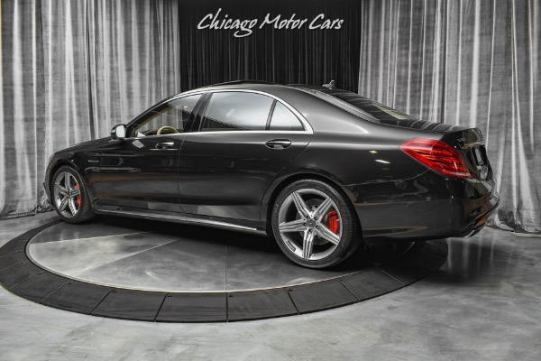 Used 2015 Mercedes-Benz S63 AMG 4Matic Sedan Executive Rear Seat Pack! Burmester High End Audio! LOADED for sale Sold at Chicago Motor Cars in West Chicago IL 60185 3