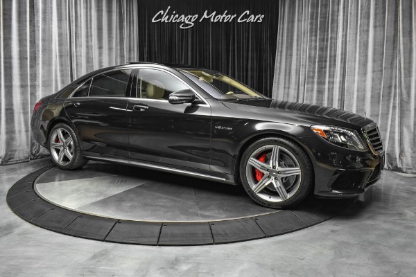 Used 2015 Mercedes-Benz S63 AMG 4Matic Sedan Executive Rear Seat Pack! Burmester High End Audio! LOADED for sale Sold at Chicago Motor Cars in West Chicago IL 60185 6