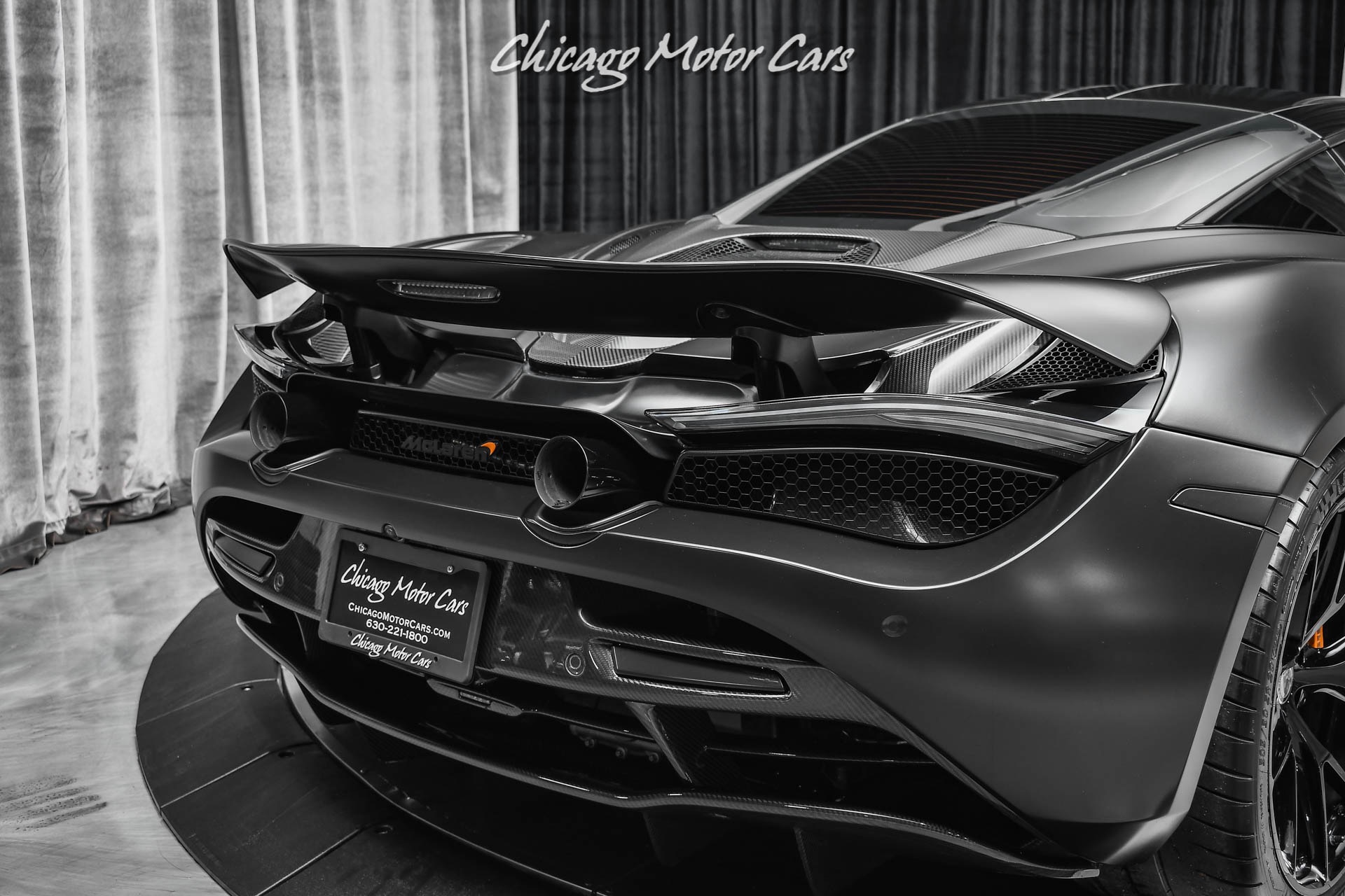 Used-2018-McLaren-720S-Performance-Coupe-Satin-Black-HRE-Wheels-TONS-of-Carbon-HUGE-MSRP
