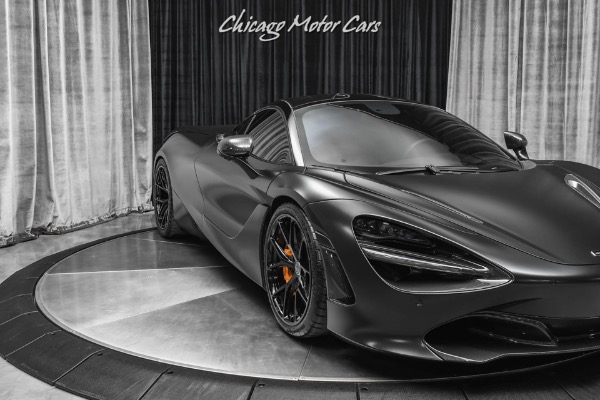 Used-2018-McLaren-720S-Performance-Coupe-Satin-Black-HRE-Wheels-TONS-of-Carbon-HUGE-MSRP