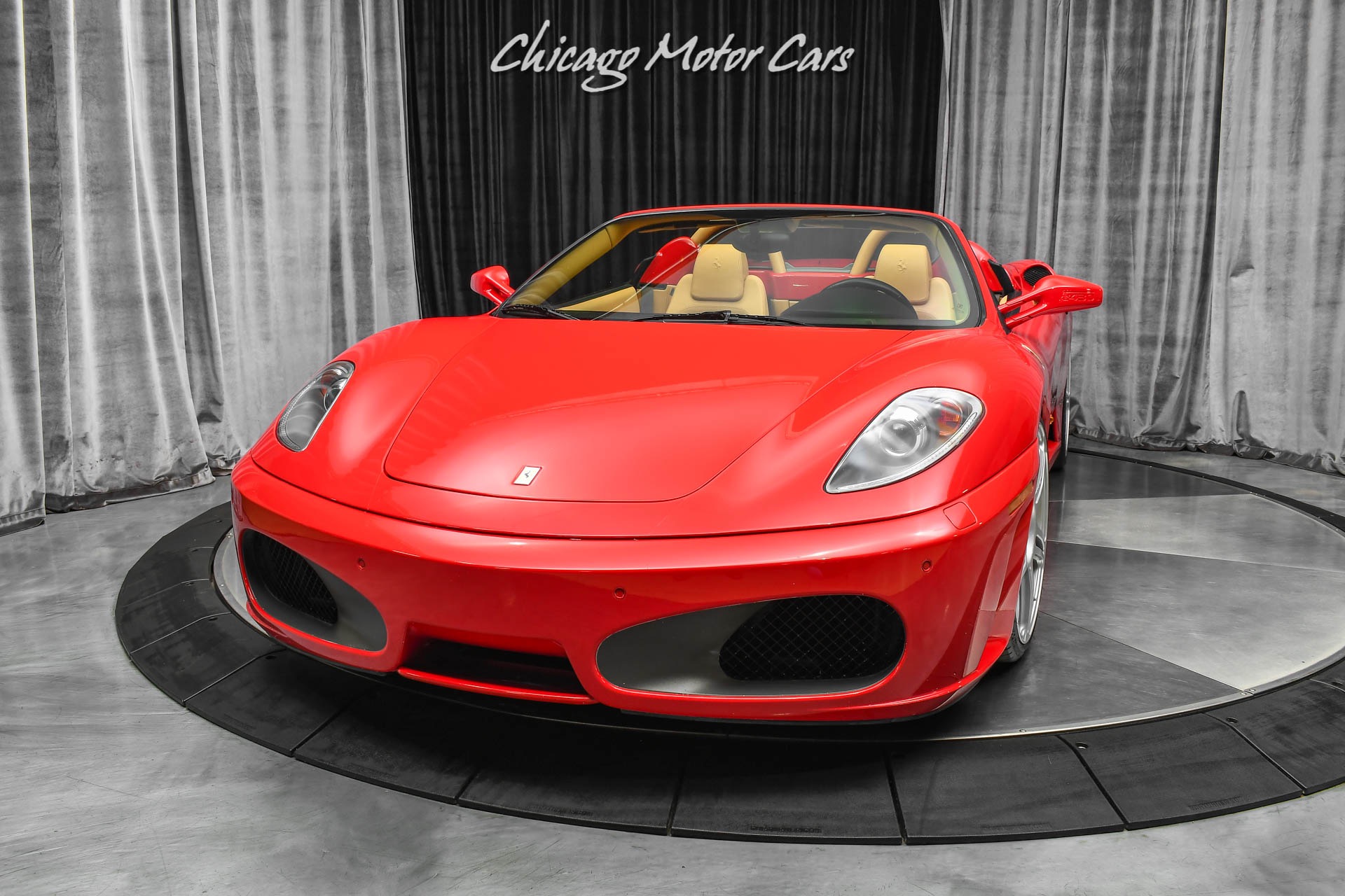 Used-2007-Ferrari-F430-F1-Spider-Daytona-Seats-HRE-Wheels-Race-Exhaust-Full-Front-PPF