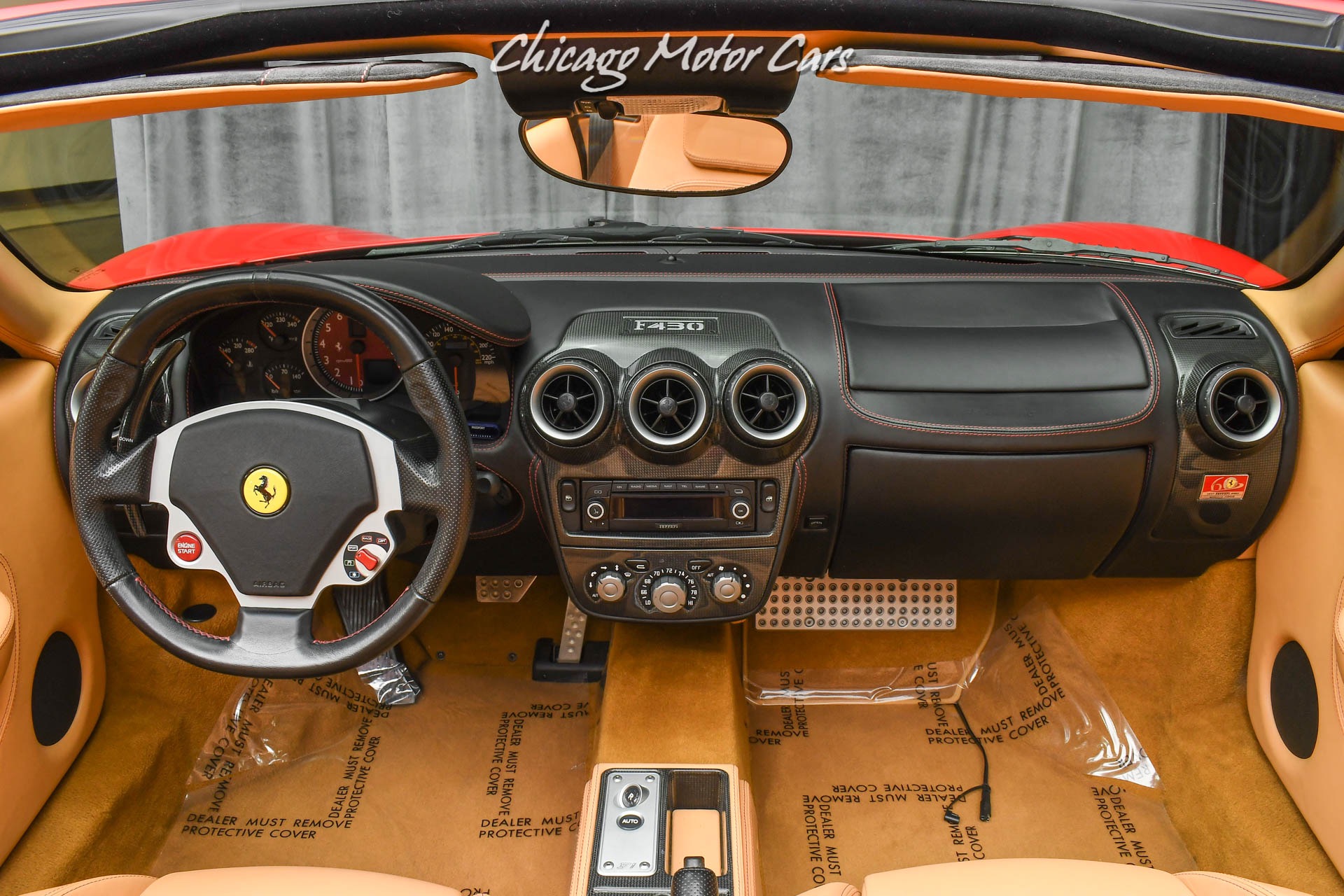 Used-2007-Ferrari-F430-F1-Spider-Daytona-Seats-HRE-Wheels-Race-Exhaust-Full-Front-PPF