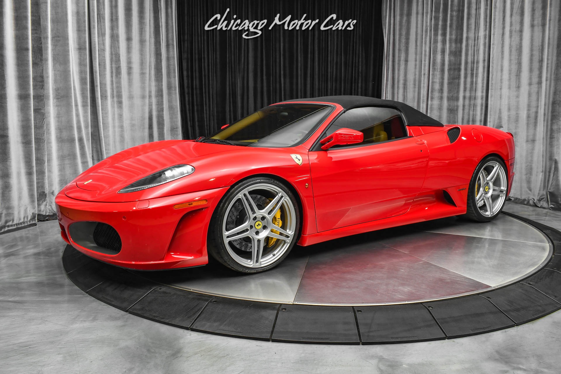 Used-2007-Ferrari-F430-F1-Spider-Daytona-Seats-HRE-Wheels-Race-Exhaust-Full-Front-PPF