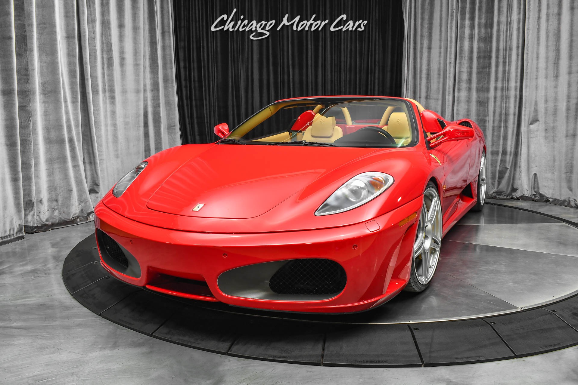 Used-2007-Ferrari-F430-F1-Spider-Daytona-Seats-HRE-Wheels-Race-Exhaust-Full-Front-PPF