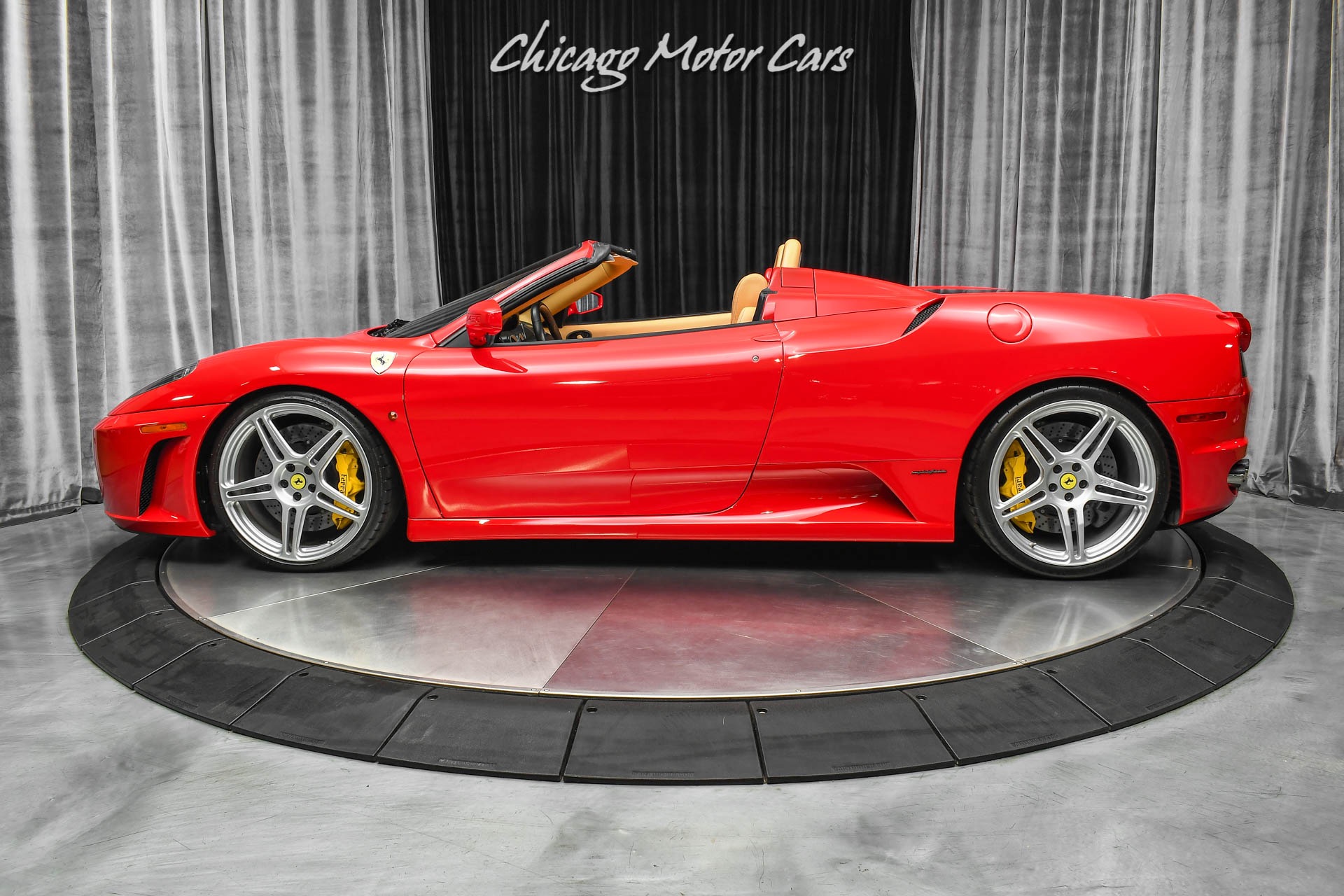 Used-2007-Ferrari-F430-F1-Spider-Daytona-Seats-HRE-Wheels-Race-Exhaust-Full-Front-PPF