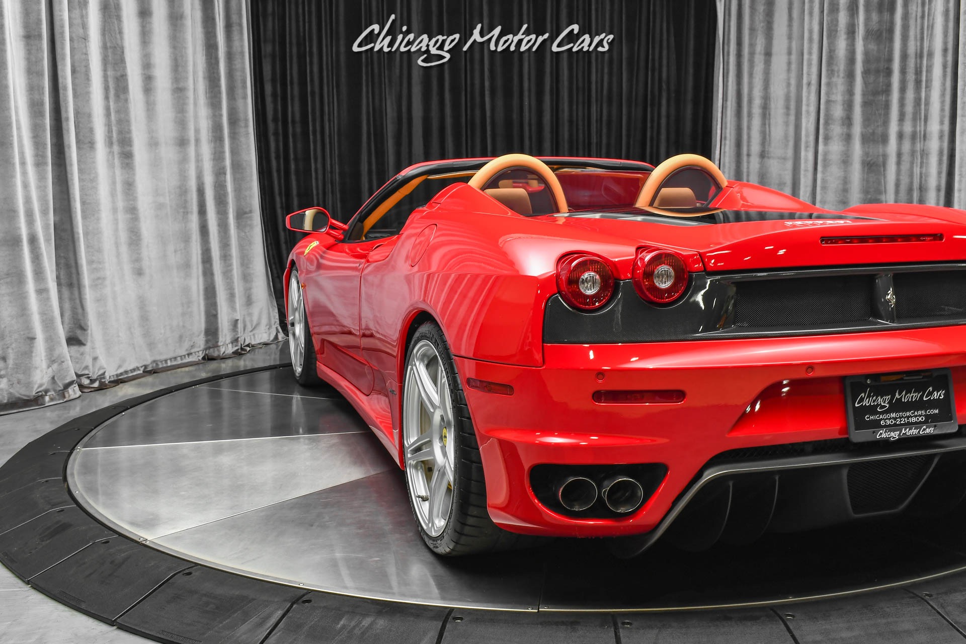 Used-2007-Ferrari-F430-F1-Spider-Daytona-Seats-HRE-Wheels-Race-Exhaust-Full-Front-PPF