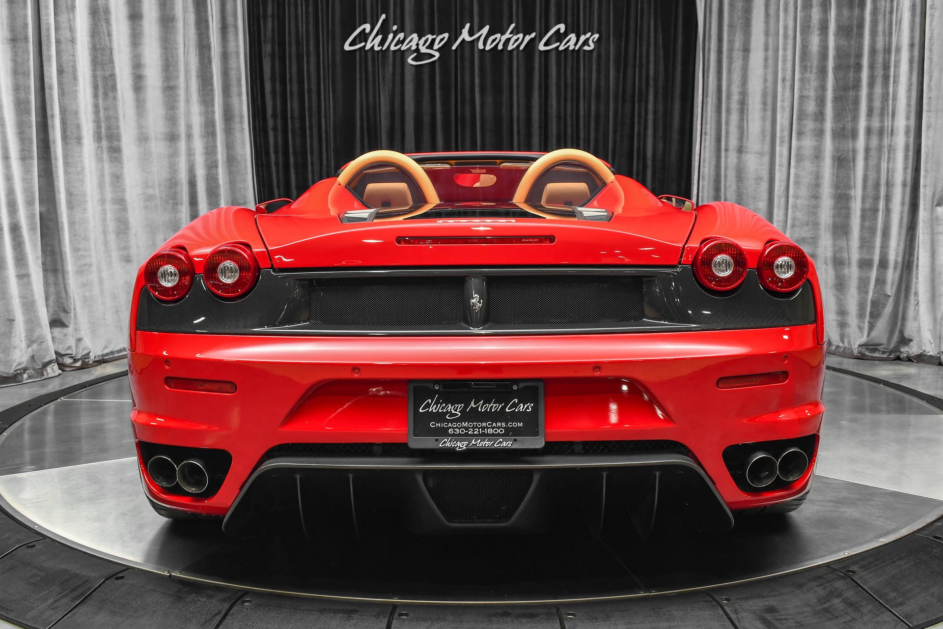 Used-2007-Ferrari-F430-F1-Spider-Daytona-Seats-HRE-Wheels-Race-Exhaust-Full-Front-PPF