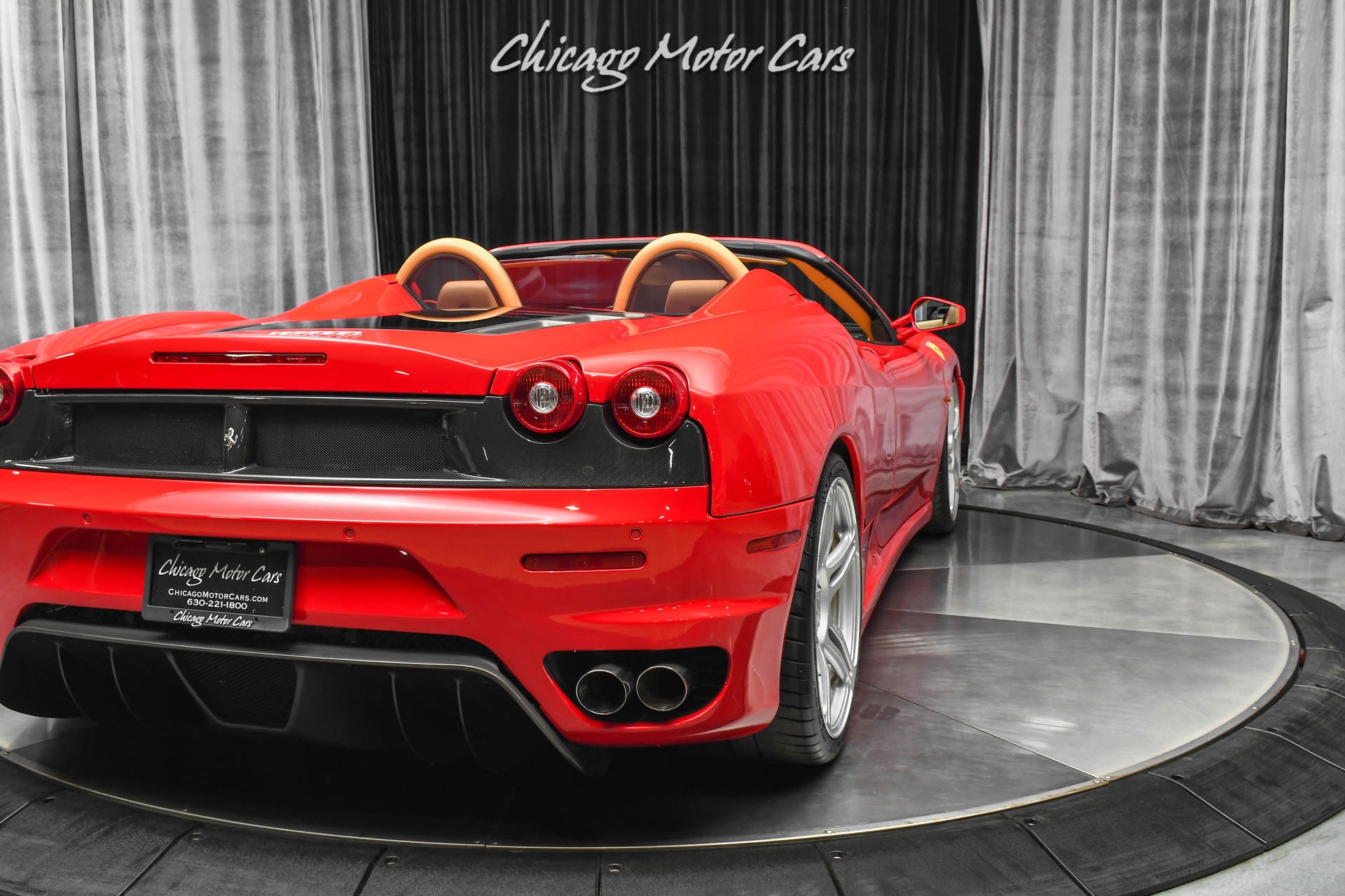 Used-2007-Ferrari-F430-F1-Spider-Daytona-Seats-HRE-Wheels-Race-Exhaust-Full-Front-PPF