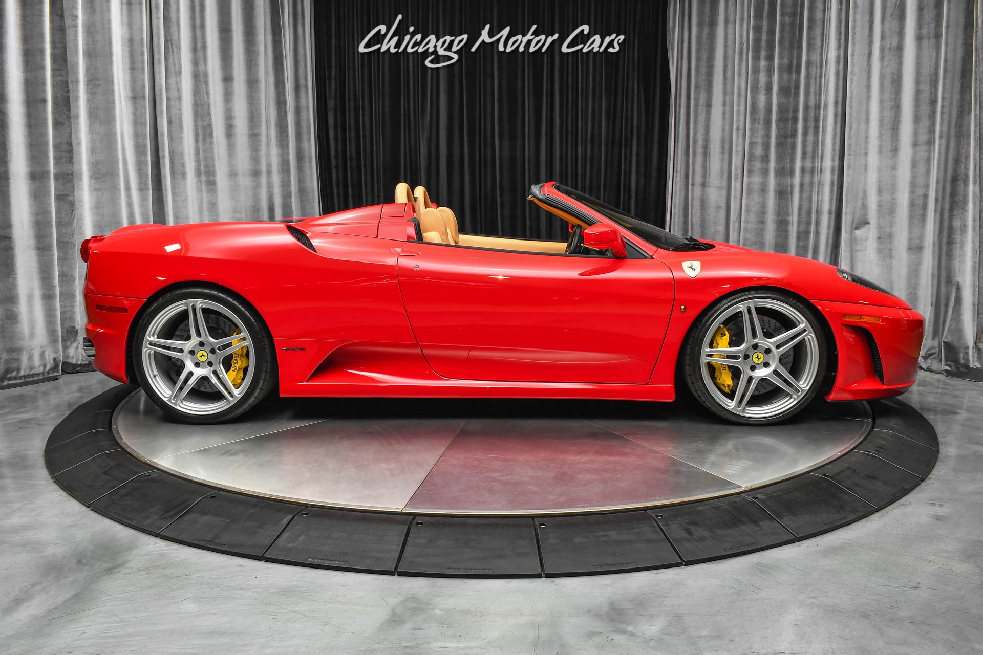 Used-2007-Ferrari-F430-F1-Spider-Daytona-Seats-HRE-Wheels-Race-Exhaust-Full-Front-PPF