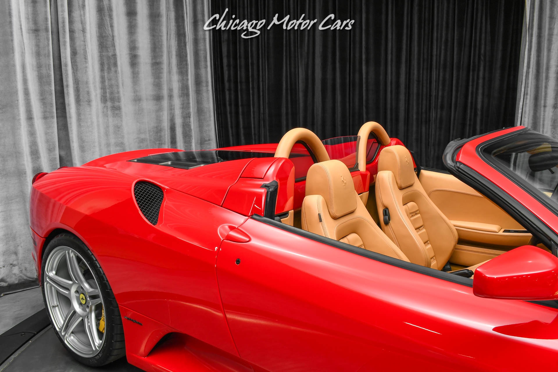 Used-2007-Ferrari-F430-F1-Spider-Daytona-Seats-HRE-Wheels-Race-Exhaust-Full-Front-PPF