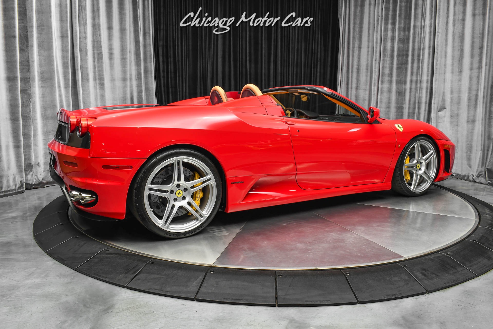 Used-2007-Ferrari-F430-F1-Spider-Daytona-Seats-HRE-Wheels-Race-Exhaust-Full-Front-PPF