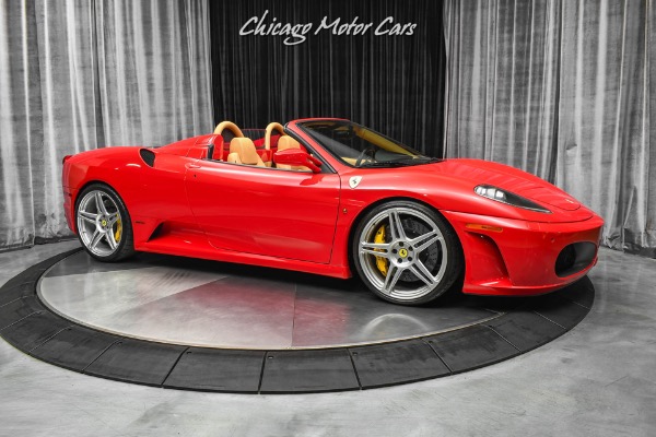 Used-2007-Ferrari-F430-F1-Spider-Daytona-Seats-HRE-Wheels-Race-Exhaust-Full-Front-PPF