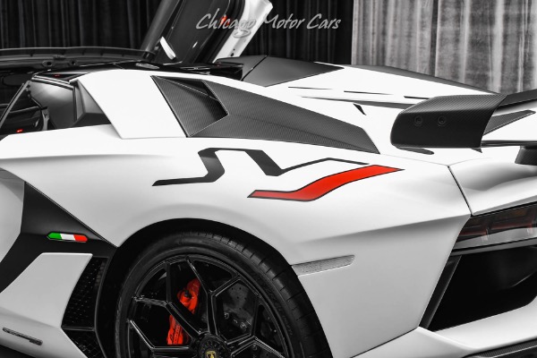 Used-2020-Lamborghini-Aventador-SVJ-LP770-4-Roadster-Factory-Matte-White-CARBON-FIBER-Everywhere-Only-2k-Miles