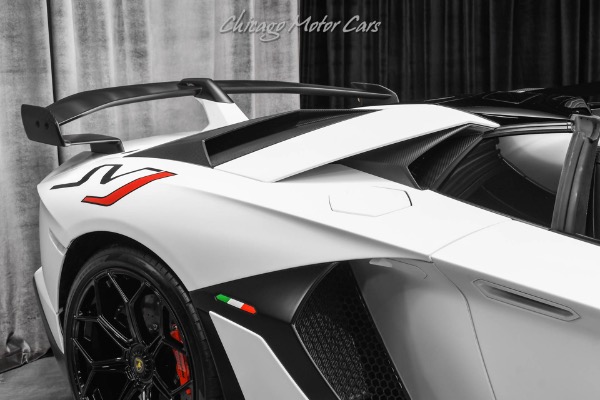 Used-2020-Lamborghini-Aventador-SVJ-LP770-4-Roadster-Factory-Matte-White-CARBON-FIBER-Everywhere-Only-2k-Miles