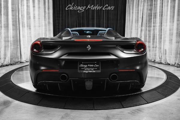 Used-2018-Ferrari-488-Spider-Convertible-427k-MSRP-1-of-1-Spec-Factory-Matte-Black-Paint-HRE-Wheels