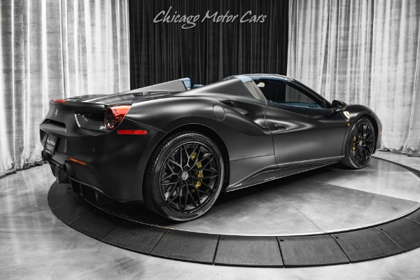 Used-2018-Ferrari-488-Spider-Convertible-427k-MSRP-1-of-1-Spec-Factory-Matte-Black-Paint-HRE-Wheels