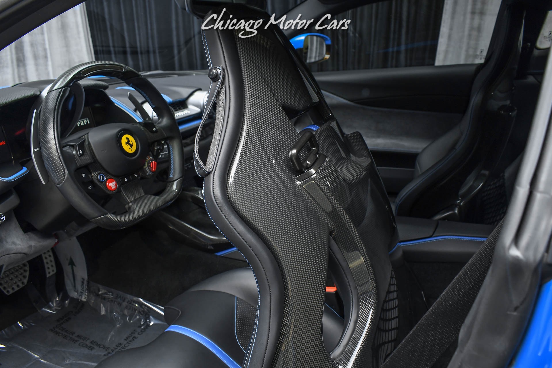 Used-2019-Ferrari-812-Superfast-RARE-Azzurro-Dino-Paint-FULL-PPF-Capristo-Exhaust-LOADED