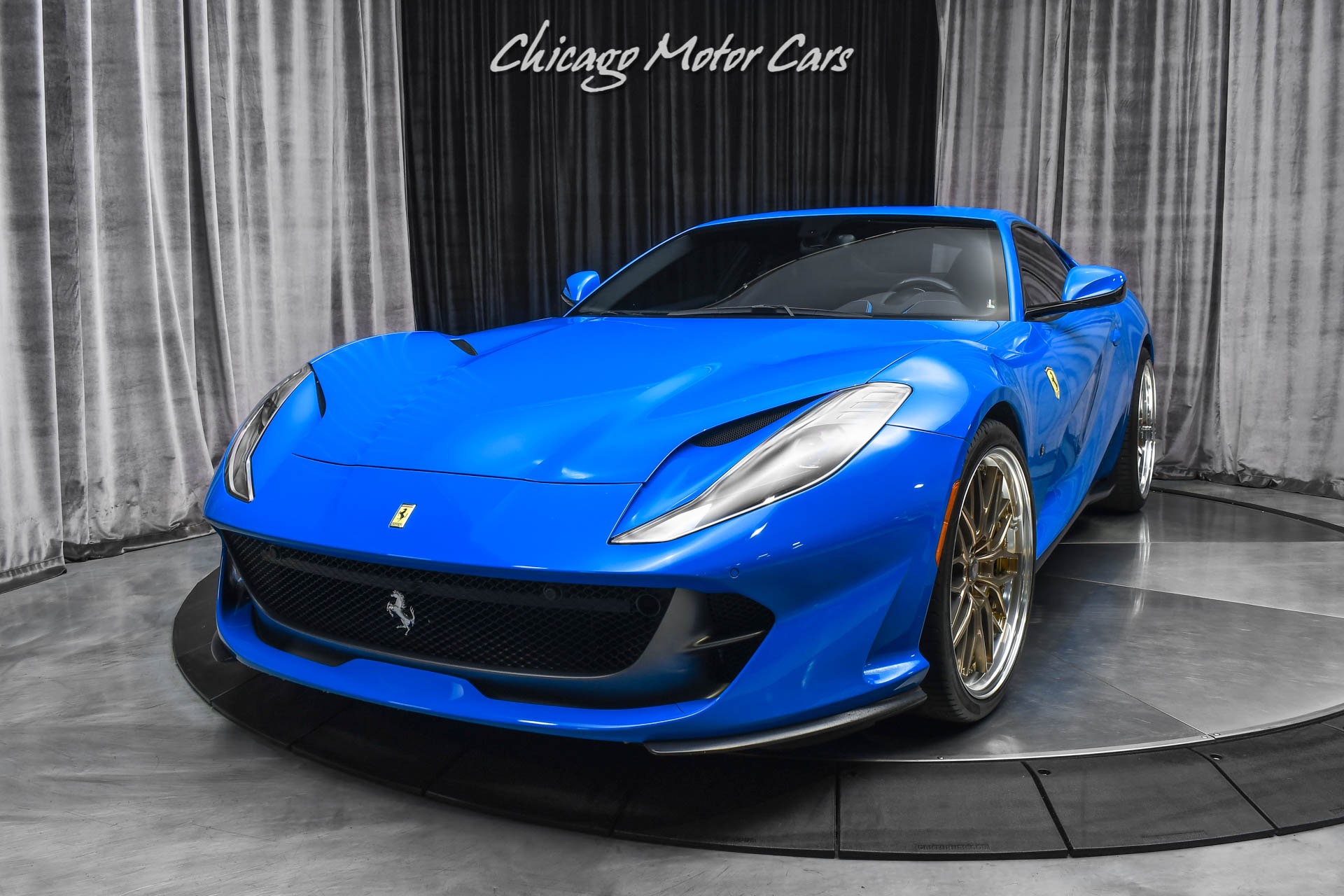 Used-2019-Ferrari-812-Superfast-RARE-Azzurro-Dino-Paint-FULL-PPF-Capristo-Exhaust-LOADED