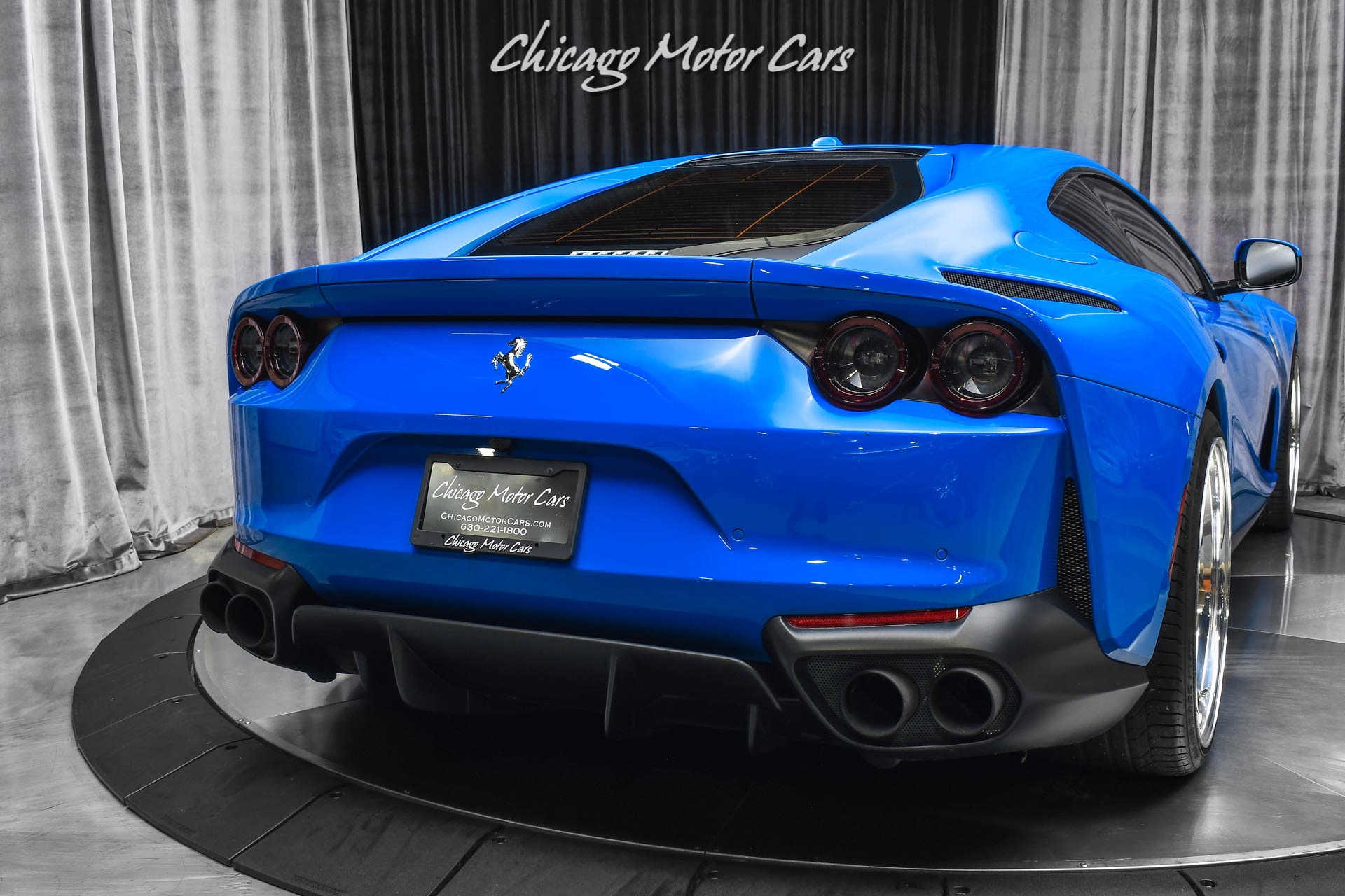 Used-2019-Ferrari-812-Superfast-RARE-Azzurro-Dino-Paint-FULL-PPF-Capristo-Exhaust-LOADED