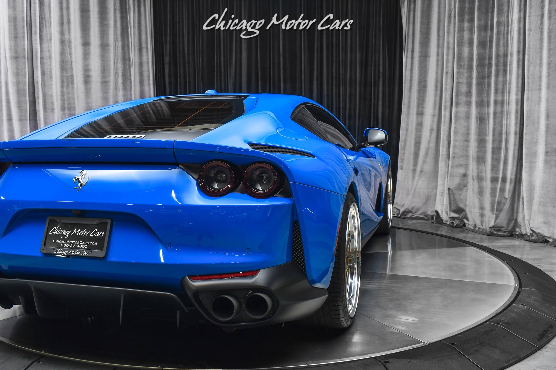 Used-2019-Ferrari-812-Superfast-RARE-Azzurro-Dino-Paint-FULL-PPF-Capristo-Exhaust-LOADED