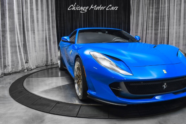 Used-2019-Ferrari-812-Superfast-RARE-Azzurro-Dino-Paint-FULL-PPF-Capristo-Exhaust-LOADED