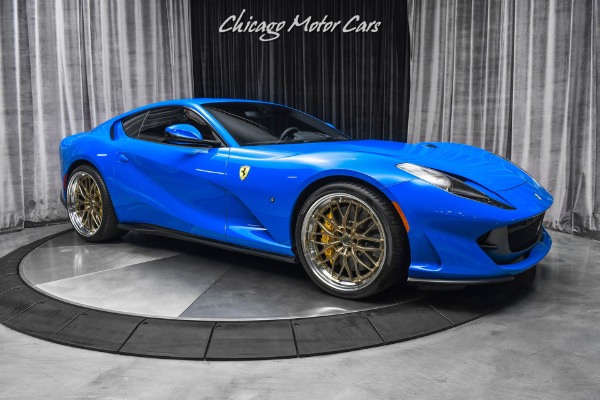 Used-2019-Ferrari-812-Superfast-RARE-Azzurro-Dino-Paint-FULL-PPF-Capristo-Exhaust-LOADED