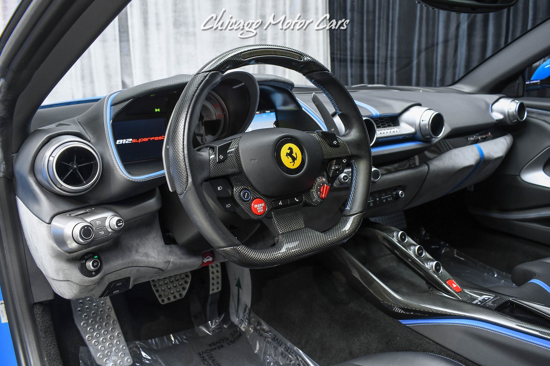 Used-2019-Ferrari-812-Superfast-RARE-Azzurro-Dino-Paint-FULL-PPF-Capristo-Exhaust-LOADED