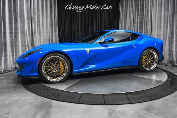 Used 2019 Ferrari 812 Superfast RARE Azzurro Dino Paint! FULL PPF! Capristo Exhaust! LOADED for sale Sold at Chicago Motor Cars in West Chicago IL 60185 1