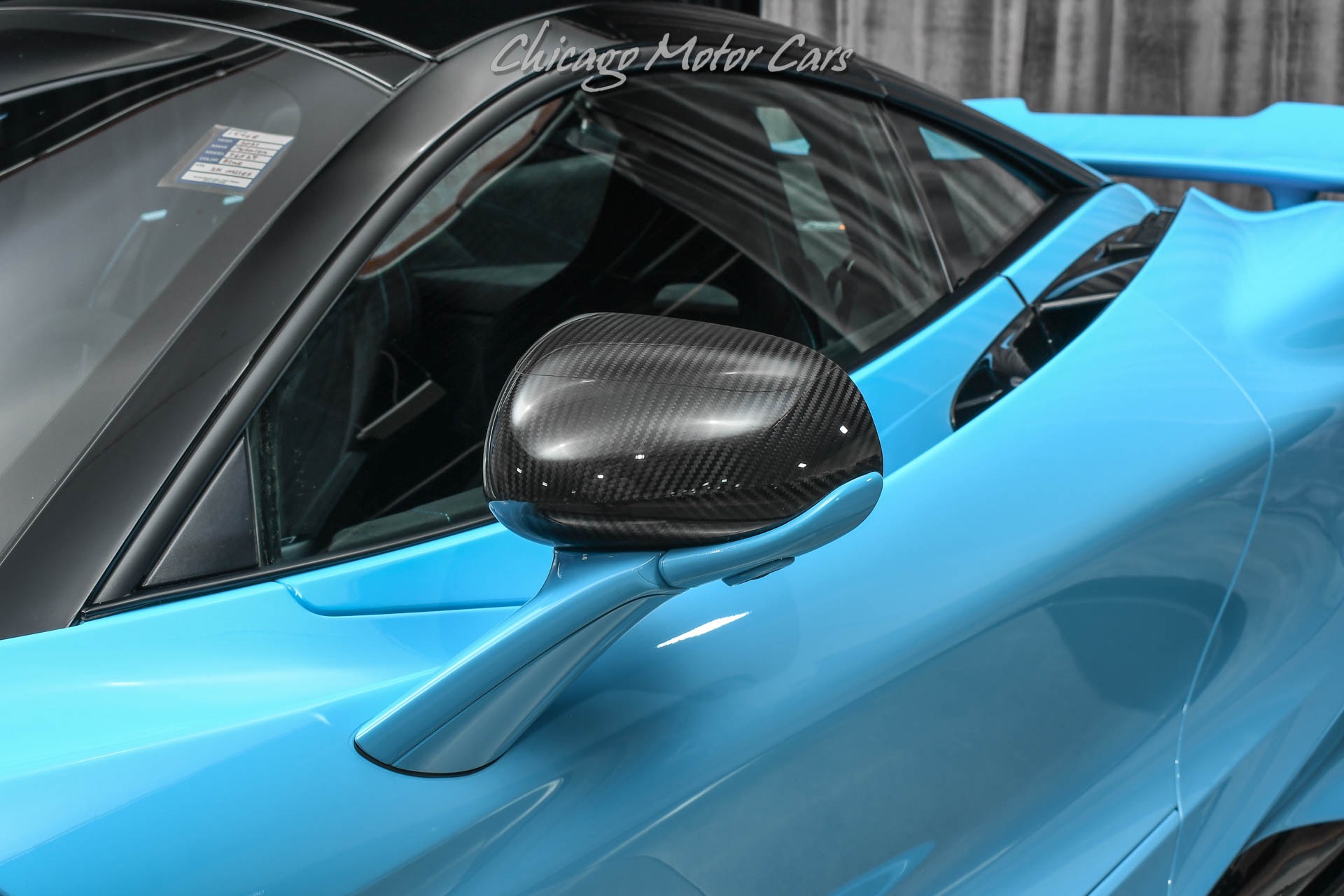 Used-2021-McLaren-765LT-Coupe-RARE-Curacao-Blue-Paint-MSO-Black-Pack-ONLY-2K-Miles